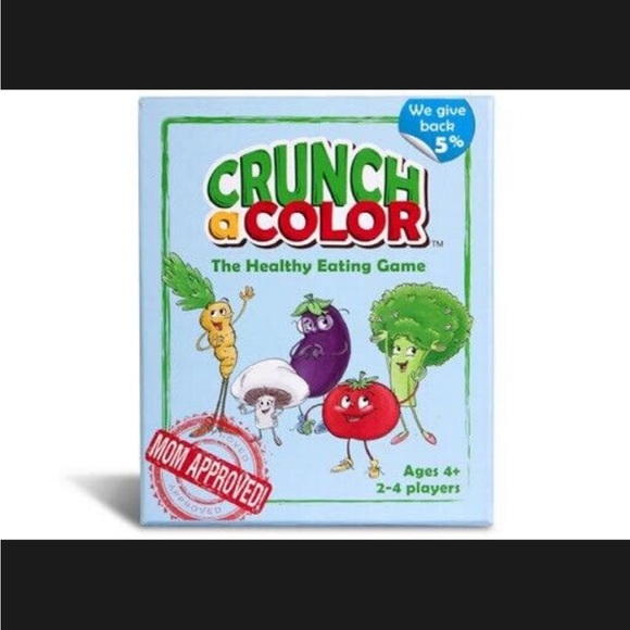 Nearly New! Crunch A Colour Healthy Eating Family Game - Picture 1 of 4